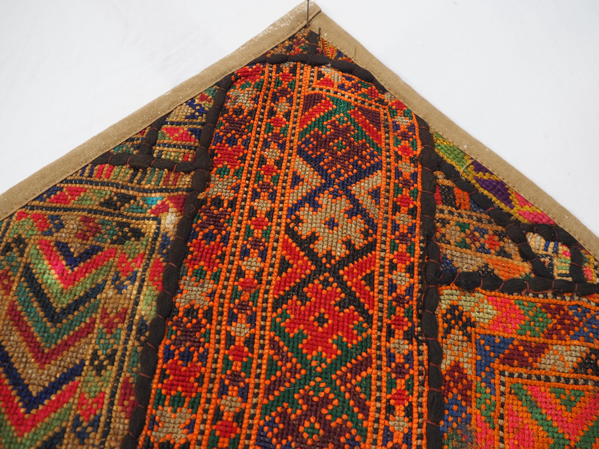 88x53  cm Vintage Bohemian orientalische  Patchwork Wandbehang Nr:21/2