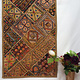 88x54 cm  Vintage Bohemian oriental  Patchwork wall hanging No:21/3