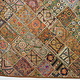 174x100 cm Vintage Bohemian orientalische  Patchwork Wandbehang Nr:21/8