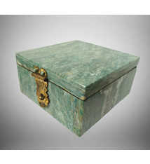 Hand Crafted  olive green serpentine Gemstone shahmaqsud box Candy Dish  from Afghanistan. 21/B