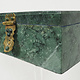 Hand Crafted  olive green Jade Gemstone  box Candy Dish  from Afghanistan. 21/E