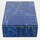 Hand Crafted stunning genuine Afghan Lapis Lazuli Gemstone  Box   from Afghanistan No:21/D