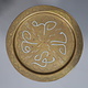 Antique ottoman orient Islamic Hammer Engraved Brass Tray Syria Morocco, Egypt Mamluk Cairoware with arabic calligraphy K14