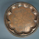 43 cm Antique ottoman orient Islamic Hammer Engraved copper Tray Plate from Afghanistan K2