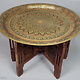 60 Ø  cm  Antique  orient  Brass table Tray  21/5