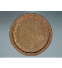 34 cm antique copper tray No: K28