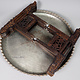 64 cm Ø  Antique ottoman orient Islamic  Hammer Engraved Brass table Tea table side table Tray from Afghanistan  No-1