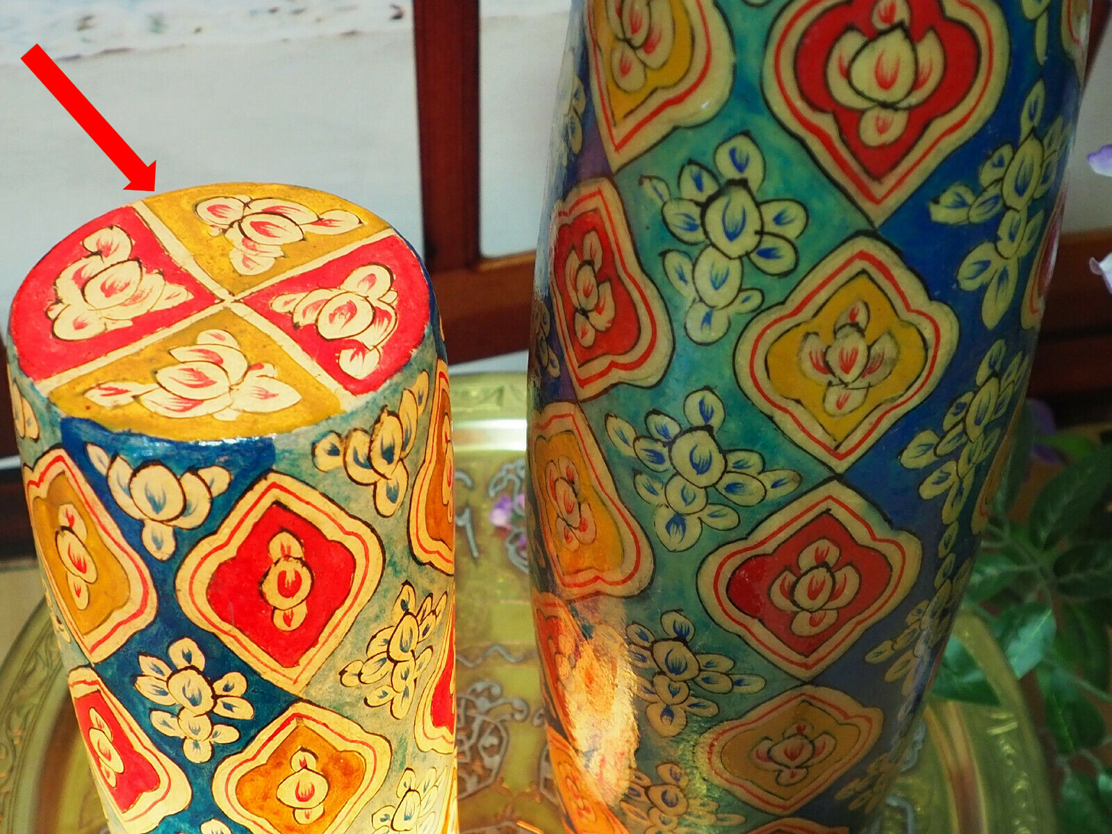 Camel Skin leather  table lamp IT/23