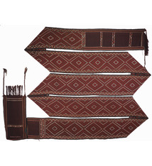 15,8 m x50 cm nomaden  Turkmen Buchara Jomud Kelim Jurte Zeltband 19jh
