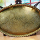 101x65 cm ottoman orient Islamic ottoman Hammer Engraved Brass table Tray Syria Morocco, Egypt No:HH1