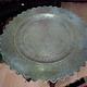 55  cm Ø  Antique ottoman orient Islamic  Hammer Engraved Brass table Tea table side table Tray from Afghanistan  No-HH - 3