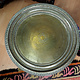 65  cm Ø  Antique ottoman orient Islamic  Hammer Engraved Brass table Tea table side table Tray from Afghanistan  No-HH - 4