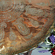 66 cm Ø  osmanisch ägyptisch marokkanisch orient Kupfer tablett Teetisch beisteltisch Afghanistan   Nr:HH - 11