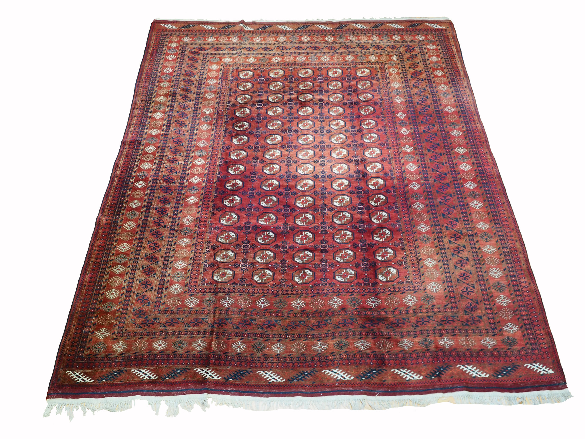 325x265 cm antik Turkmenische Nomaden buchar Teppich
