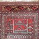 hand knotted islamic Beshir Turkmen Mosque prayer rug Saf جائے نماز Jaye Namaz سجاجيد