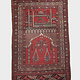 hand knotted islamic Beshir Turkmen Mosque prayer rug Saf جائے نماز Jaye Namaz سجاجيد