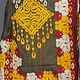 vintage Turkmen Ethnic silk robecoat  Chapan coat Chirpy  No-WL/B