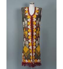 vintage Turkmen Ethnic silk robecoat  Chapan coat Chirpy  No-WL/B