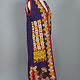vintage Orient Turkmenische  frauen Seiden Chirpy Mantel khalat kleid  kostüm Chapan  Nr-WL/C