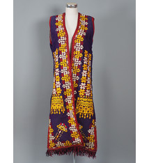 vintage Turkmen Ethnic silk robecoat  Chapan coat Chirpy  No-WL/C