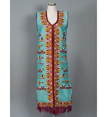 vintage Turkmen Ethnic silk robecoat  Chapan coat Chirpy  No-WL/D