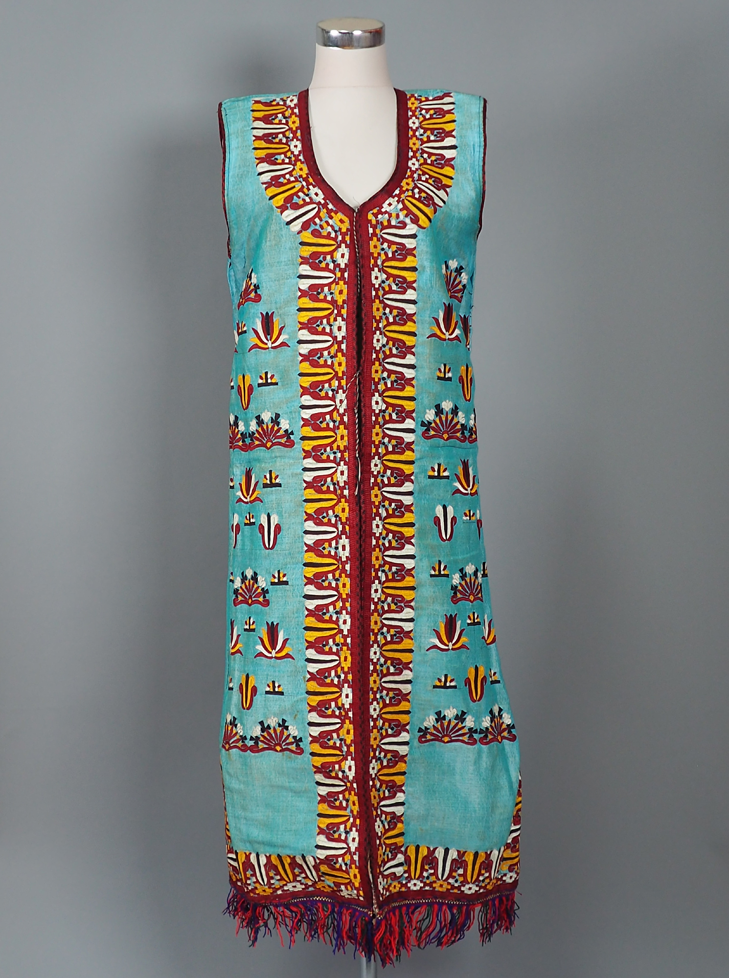 vintage Turkmen Ethnic silk robecoat  Chapan coat Chirpy  No-WL/D