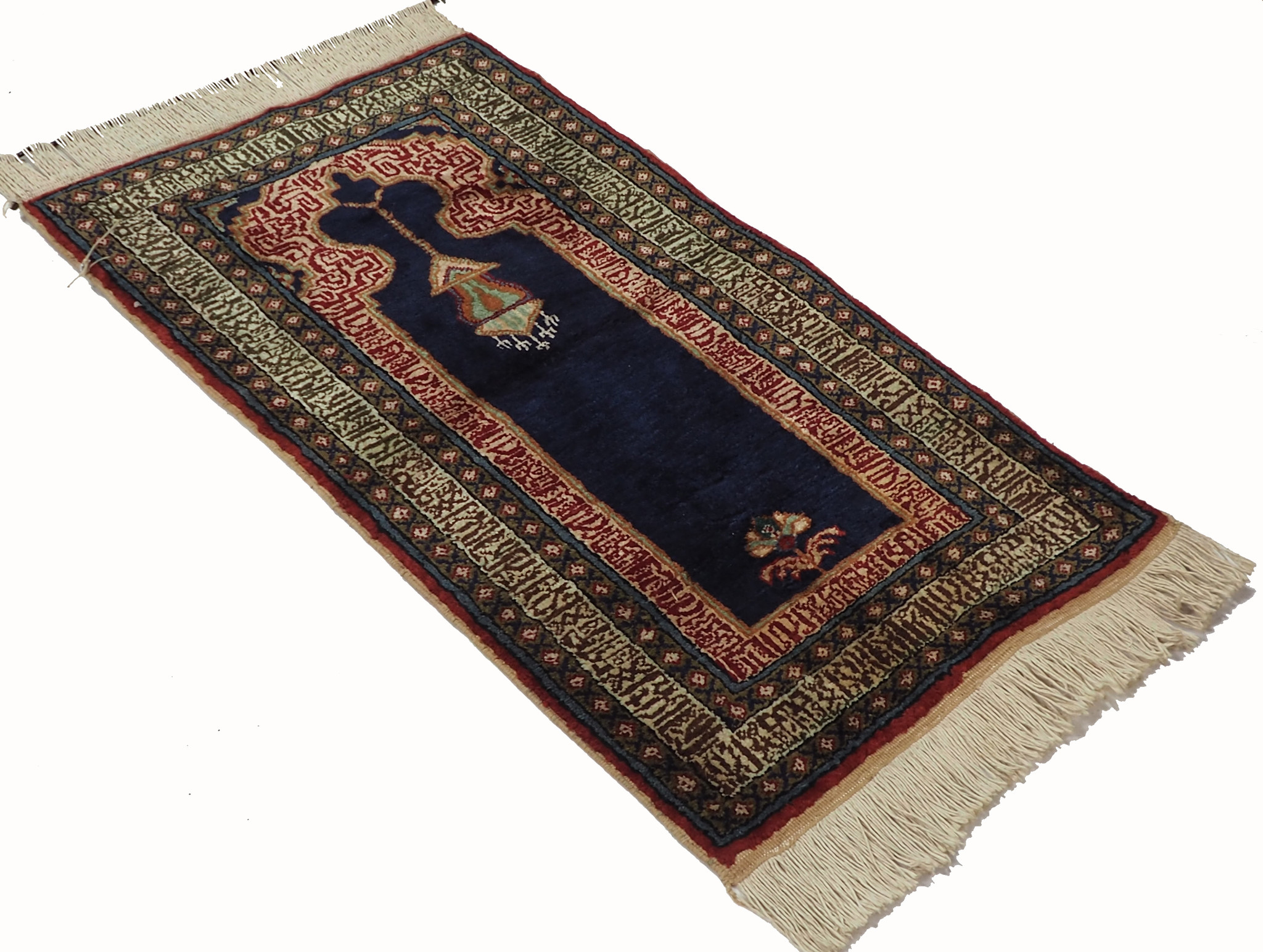 98x58 cm islamische handgeknüpfte Türkische Panderma Gebetsteppich wandteppich janamaz