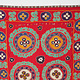 190x130 cm Hand Embroidered suzani from Uzbekistan.Tablecloth, Wall hanging, Bedspread,Bedcover No.SZ-28