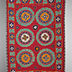 190x130 cm Hand Embroidered suzani from Uzbekistan.Tablecloth, Wall hanging, Bedspread,Bedcover No.SZ-28