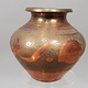 0,75 Liter antique solid Brass indian  Vessel kalash Lota No:  22/2