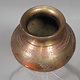 0,75 Liter antique solid Brass indian  Vessel kalash Lota No:  22/2