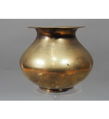 0,75 Liter antike indische Massiv Messing   gefäß kalash Lota -Nr: 22/4