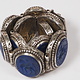 Afghan silver Lapis Lazuli  Bracelet  Link Bracelet Afghanistan No-WL/A