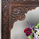 80x79 cm Hand Carved orient vintage wooden Frame picture frame mirror frame  from Afghanistan Nuristan No-22/B