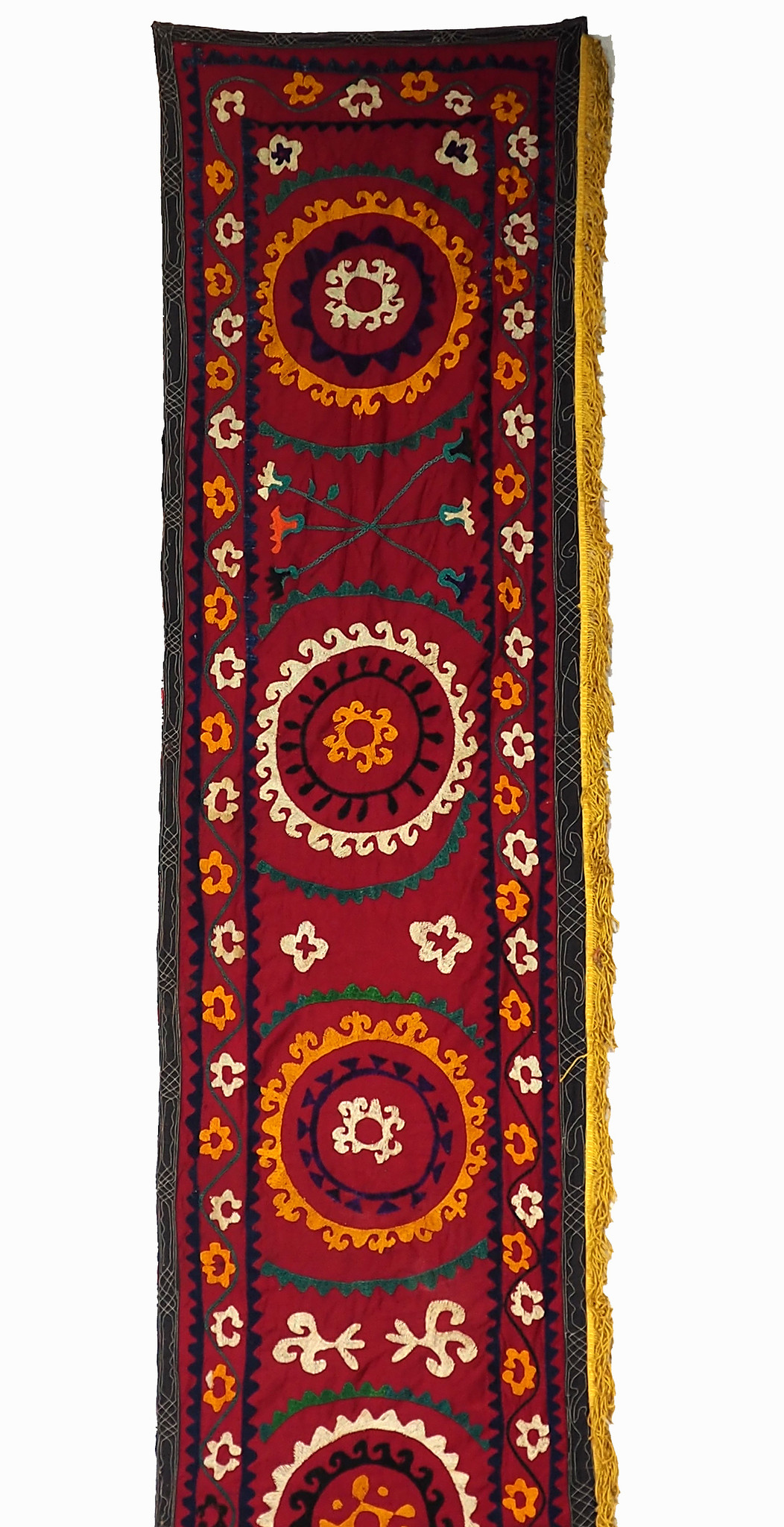 485x62 cm hand bestickte  Suzani Stickerei aus Uzbekistan  Nr:SZ22C