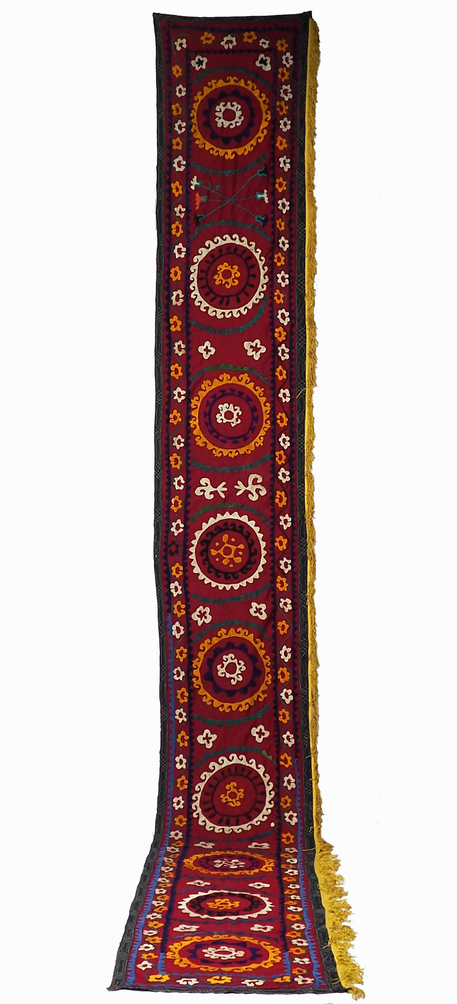 485x62 cm hand bestickte  Suzani Stickerei aus Uzbekistan  Nr:SZ22C