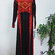 antique hand embroidered bedouin Palestinian embroidered ethnic dress No:22/1