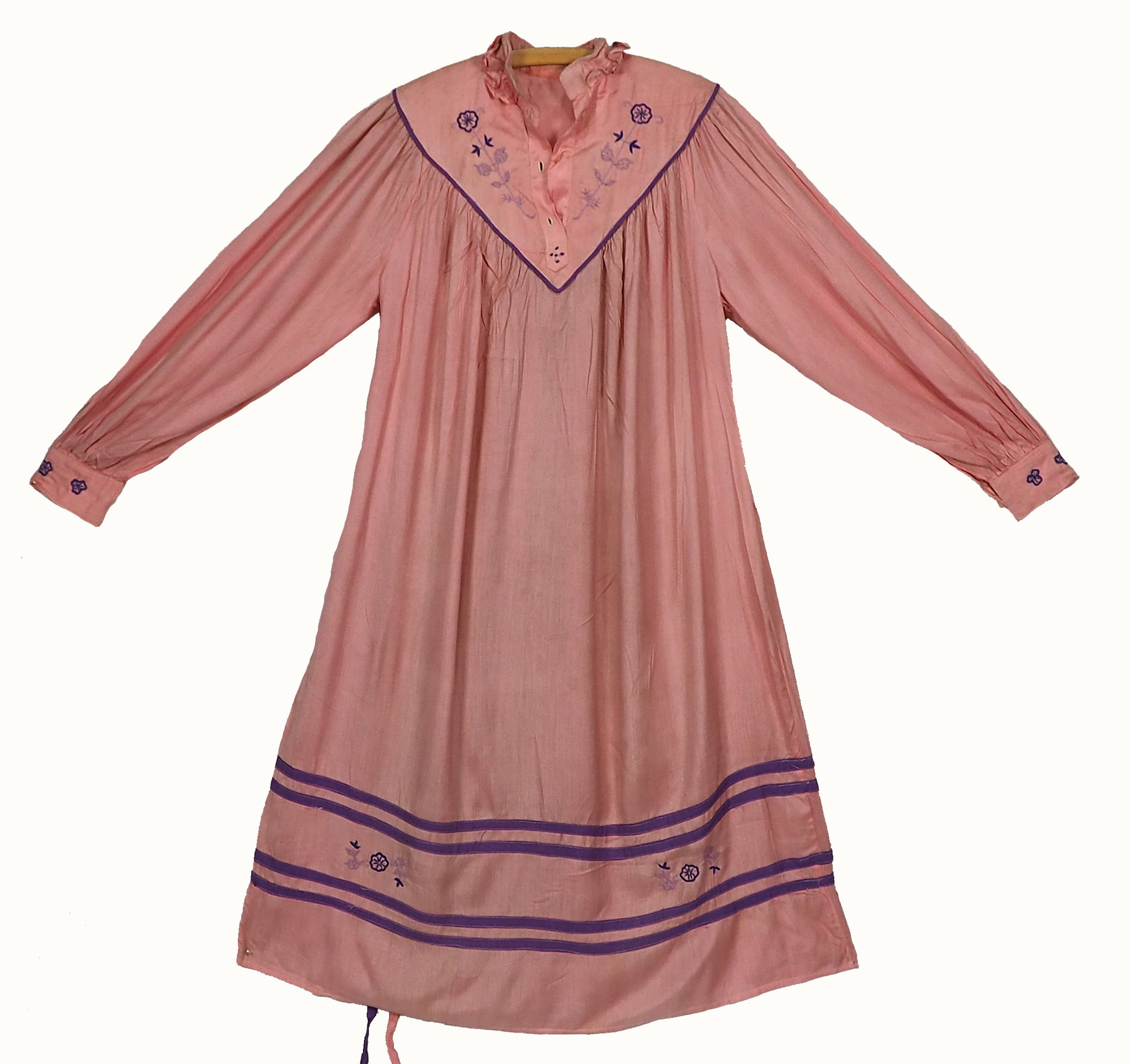 vintage tajikistan dress Cotton pink color