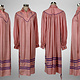 vintage tajikistan dress Cotton pink color