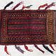 113x58 cm antik orient Afghan belochi Teppich nomaden sitzkissen bodenkissen  Bohemian cushion 1001-nacht Inkl. Füllung  Nr.22/8