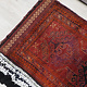 125x67 cm antik orient Afghan belochi Teppich nomaden sitzkissen bodenkissen  Bohemian cushion 1001-nacht Inkl. Füllung  Nr.22/11