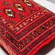 97x45 cm (38,1"x17,7" inch) Vintage very rare Turkmen Jumod carpet  cushion orient  nomad rug seat Bohemian Afghanistan pillow  No:22/13