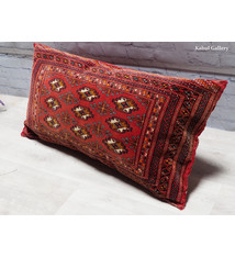 97x45 cm vintage orient Afghan Tukmeische Jemud Teppich nomaden sitzkissen bodenkissen Bohemian cushion 1001-nacht  Inkl. Füllung 22/13