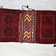 antique very rare  Turkmen nomadic  cushion orient seat Bohemian Turkmenistan pillow Doublebag saddle bag khorjin  No:22/18