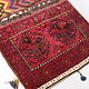 antique very rare  Turkmen nomadic  cushion orient seat Bohemian Turkmenistan pillow Doublebag saddle bag khorjin  No:22/18