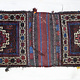 150x67 cm Antik orient Belotsch Teppich nomaden sitzkissen cushion Doppeltasche Satteltasche (Khorjin) Torba Belochistan Afghanistan Nr: 21