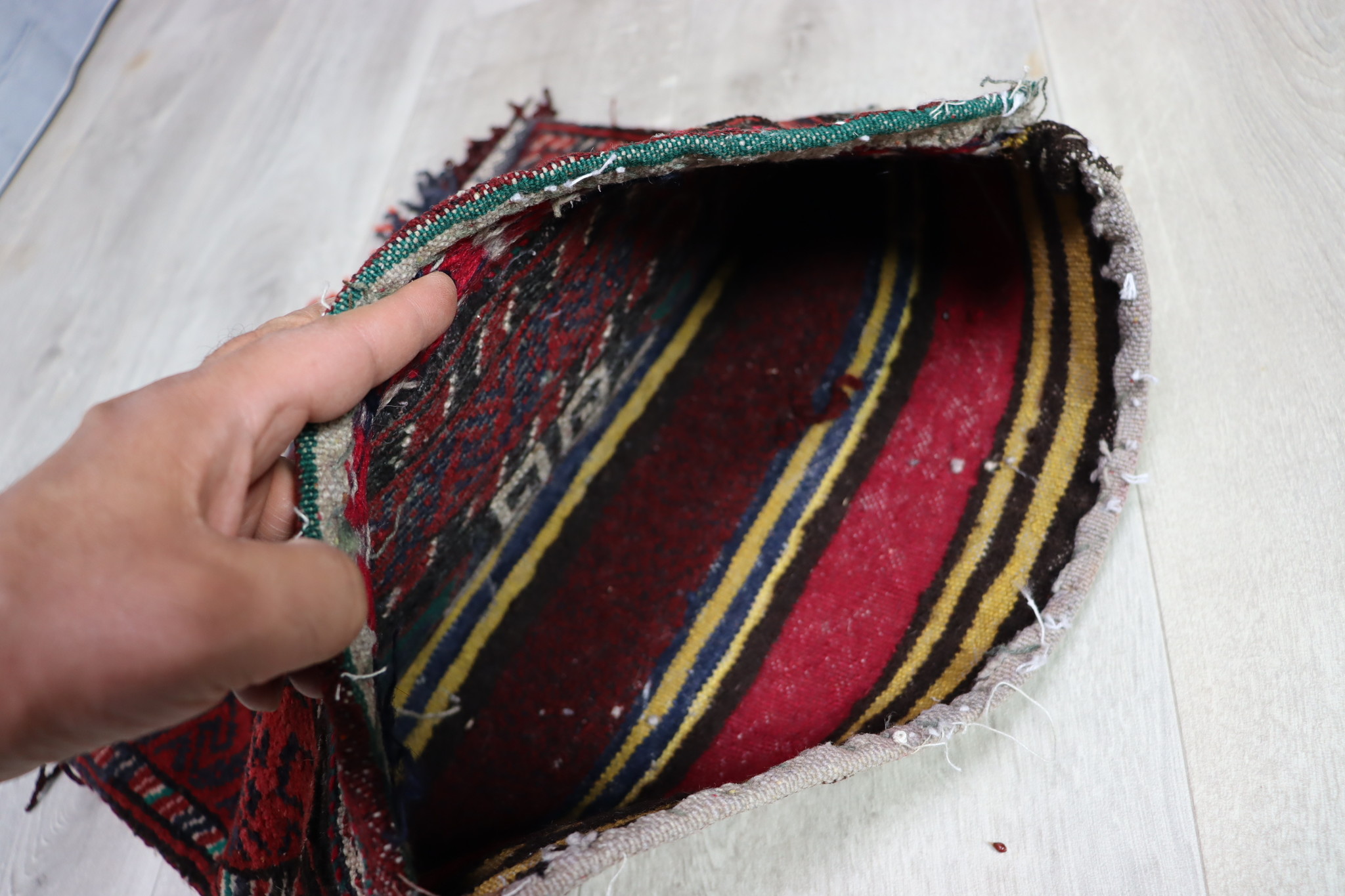Antik und seltener Belutsch Nomaden tasche Torba aus Afghanistan  Nr: 112