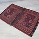 antique very rare  Turkmen nomadic  cushion orient seat Bohemian Turkmenistan pillow Doublebag saddle bag khorjin  No:22/18 - Copy