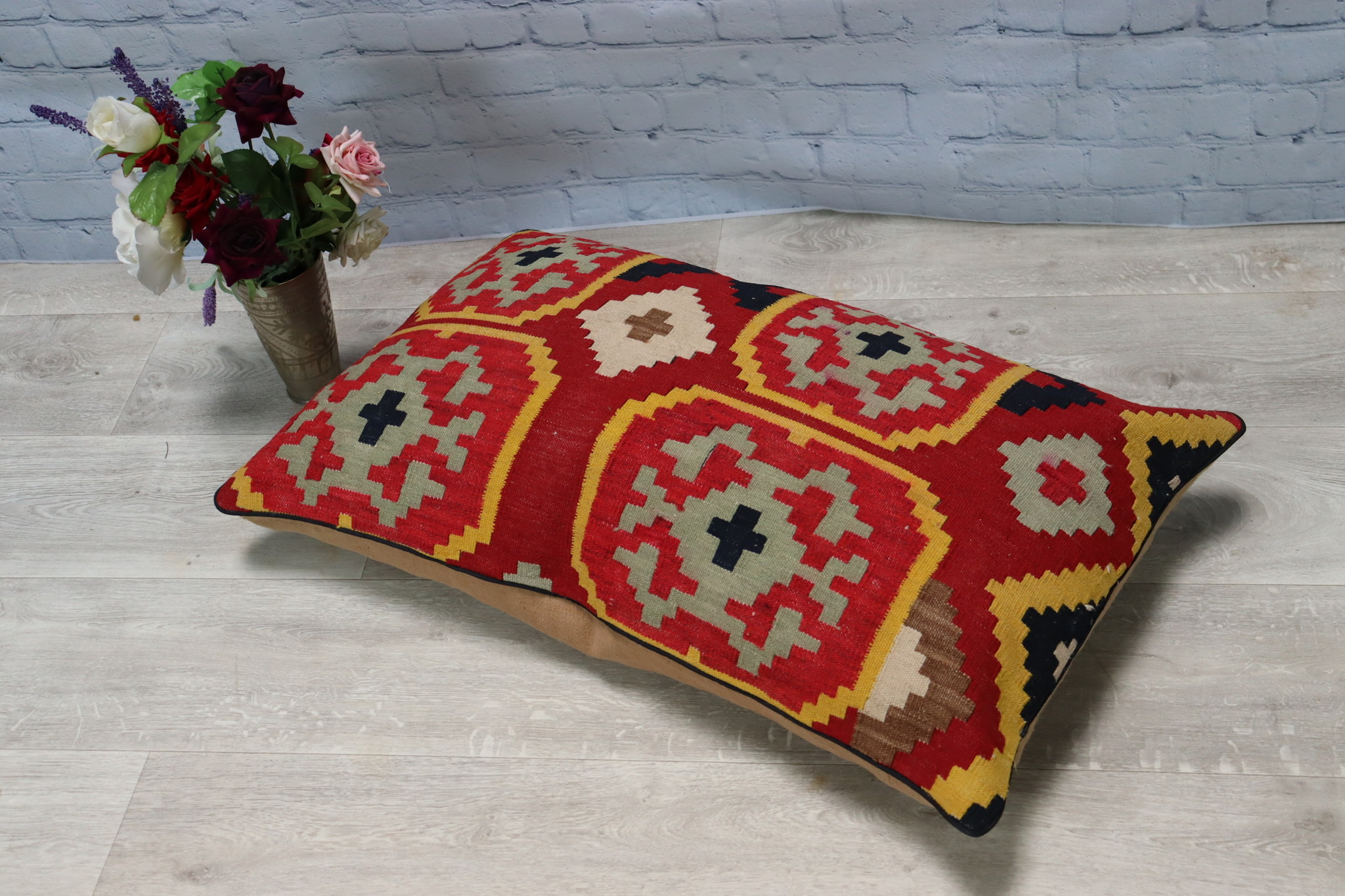 82x50  cm  Afghan Kelim  Kissen  Nr:KS-17