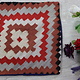 35x35 cm orient Afghan Patschwork bodenkissen kelim Kissen Duri Nr:1 bis 9